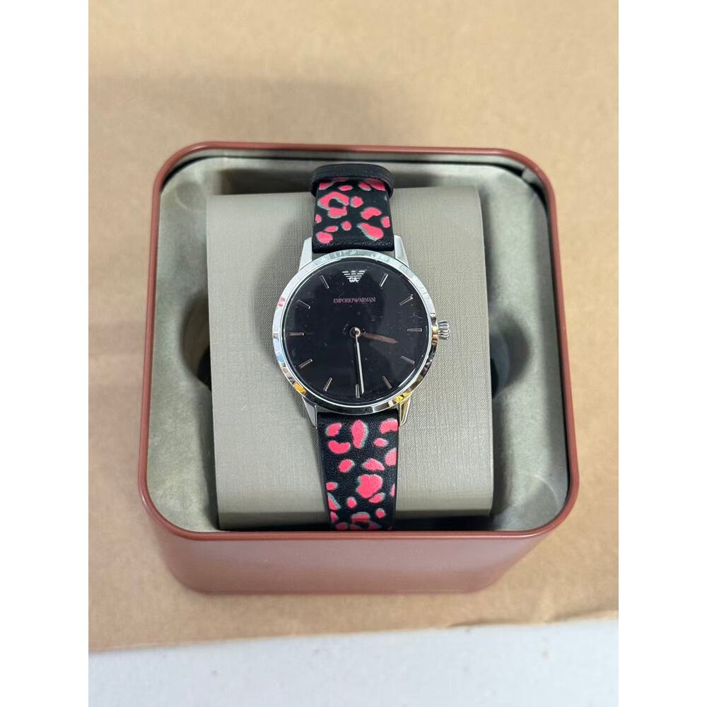 Emporio Armani Raffaella AR11262 Ladies Watch With Black Dial Black